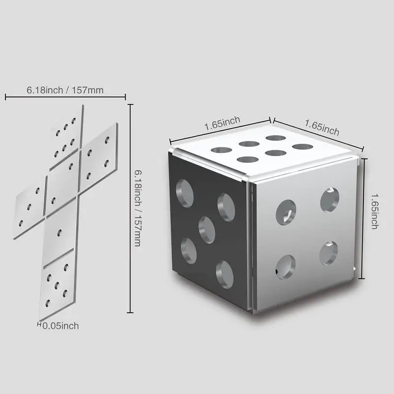 Dice Welding Coupon Kit DIY Equipment And Exercise Pieces Dice DIY Welding Practice Kit Steel Welding Practice Plates For