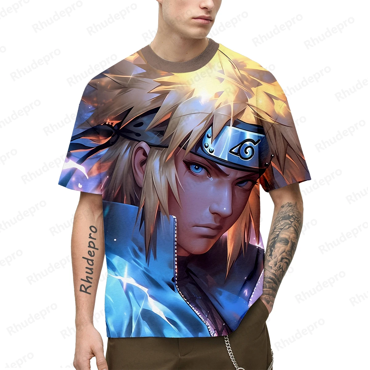 

Naruto T Shirts For Men 100-5XL Men's T-shirt Essentials New Y2k Clothes Short Sleeve Gift T-shirts Clothing Anime Oversized