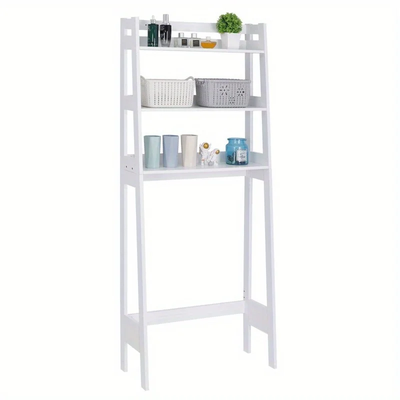 Home Furniture Over The Toilet Storage Cabinet White Space Saver Bathroom Rack