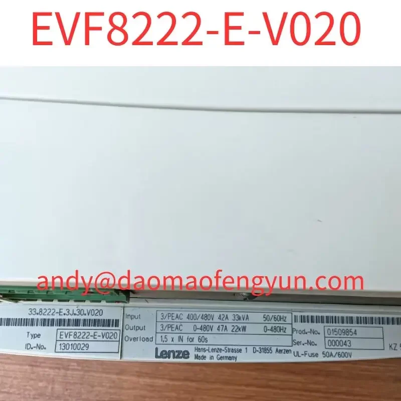 Second-hand test OK Inverter EVF8222-E-V020 22KW