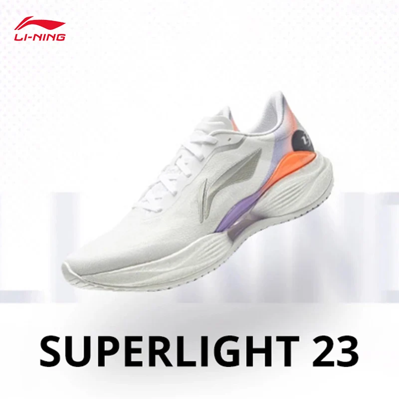 LI-NING SUPERLIGHT 23 Men's BOOM FIBER Running Shoes Stable Support Lightweight Rebound sneakers ARBW017