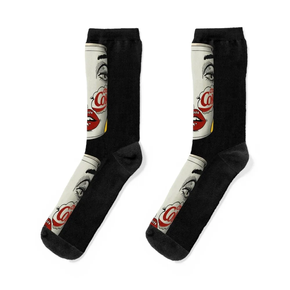 

Retro Coke Cola Socks cool gift Climbing ankle Woman Socks Men's