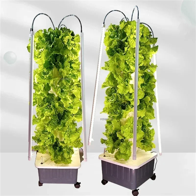 Greenhouse Garden Soilless Cultivation Tower Vertical Hydroponic System Japanese Gardening Planter Hydroponics Kit X
