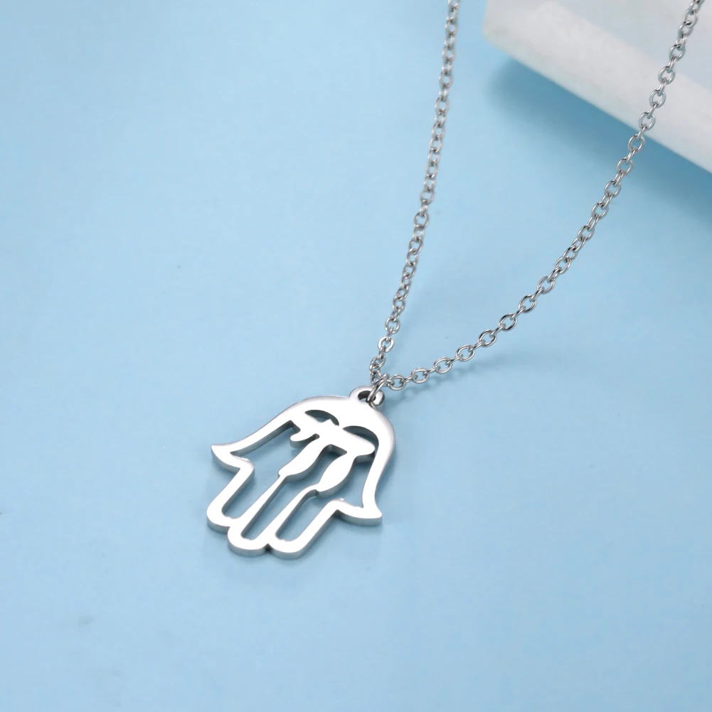 Dawapara Hebräischer Buchstabe Hai Chai Halskette Zeichen des Lebens Edelstahlschmuck Traditionelles religiöses Judaisches jüdisches Chanukka-Geschenk – Detail 18