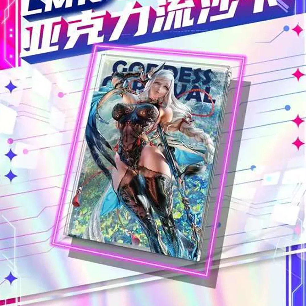 New Goddess Story Collection Card Virtual Plan Goddess Carnival Booster Box Girl Swimsuit Bikini Tcg Game Card Children Toy Gift