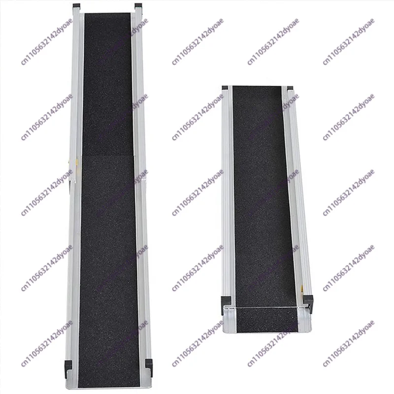 

Portable aluminum alloy wheelchair ramp, retractable climbing board, barrier-free ramp pad