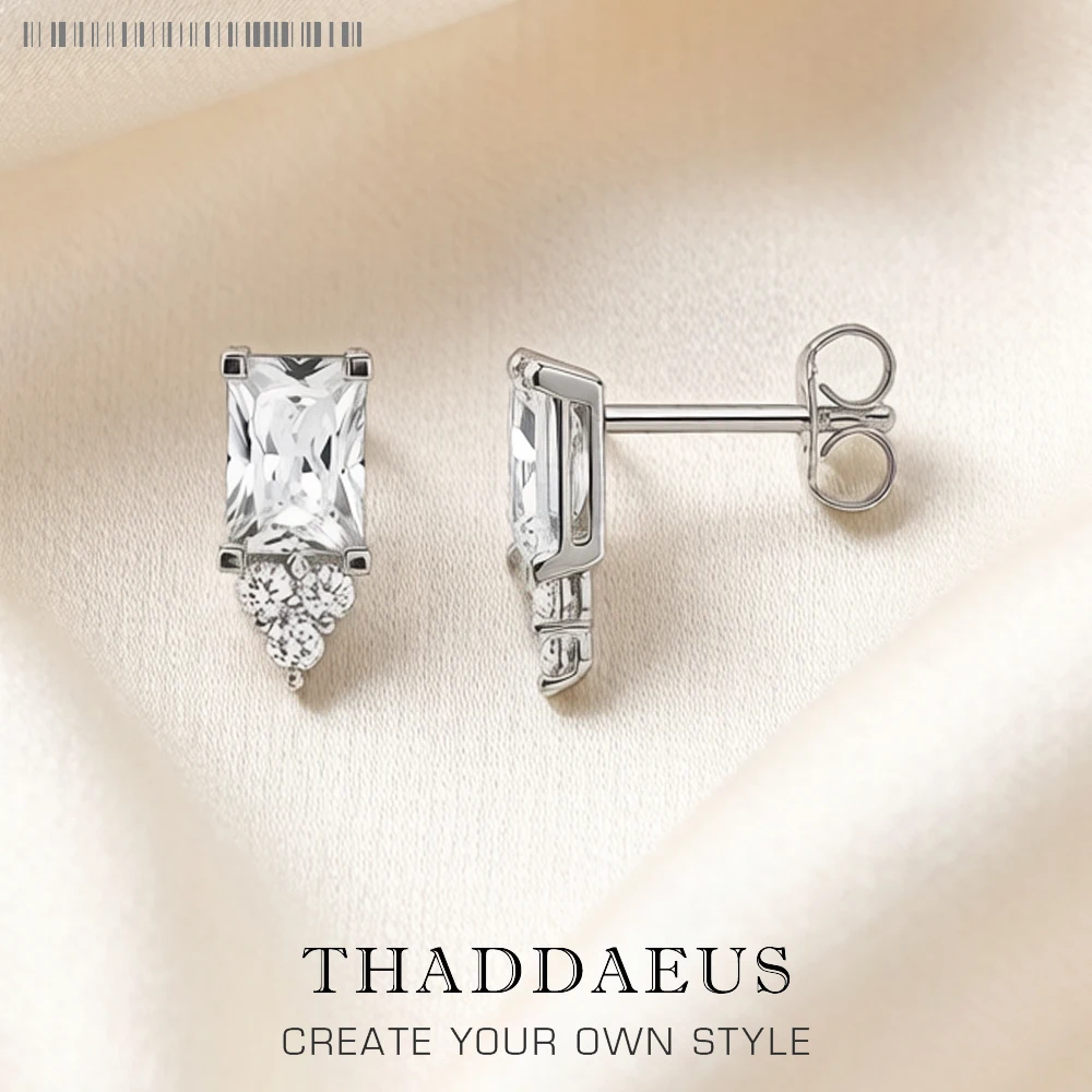 Elegante Design-Ohrstecker, stilvoller, feiner Schmuck für Frauen, romantisches Geschenk aus reinem 925er-Sterlingsilber