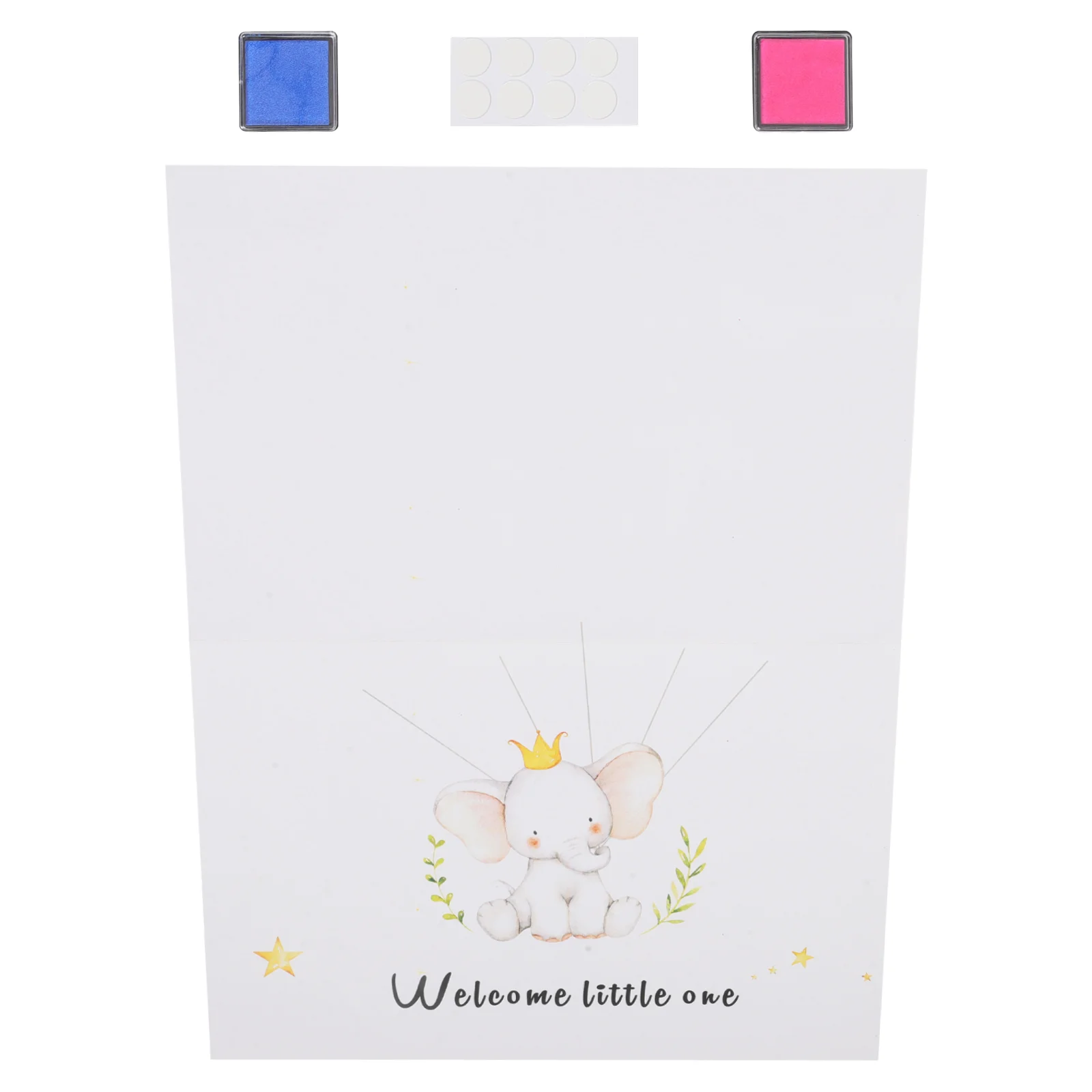 Revealing The Secret of Guestbook Table Decorations Gender Favors Baby Shower Sign Fingerprint Party Theme idea Coated Paper