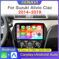 2Din Car Stereo Radio For Suzuki Alivio Ciaz 2014-2019 Multimedia Player GPS NAVI Wireless Carplay Android Auto Head Unit Screen