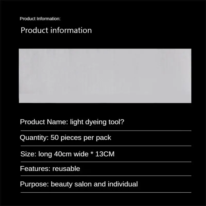 2~5PCS Hairdressing Dyeing Tools Highlight Paper Hair Dyeing Sheets Reusable Hair Coloring Isolation Sheet 5 Size