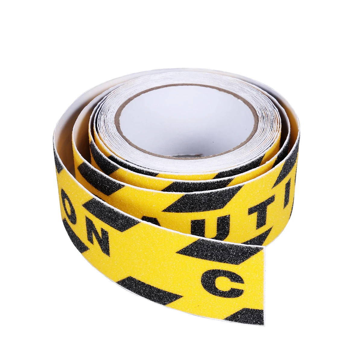 

2 Pcs Non-slip Tape Sidewalk Grip Skid Yellow Caution Glue Safety Anti Pipeline