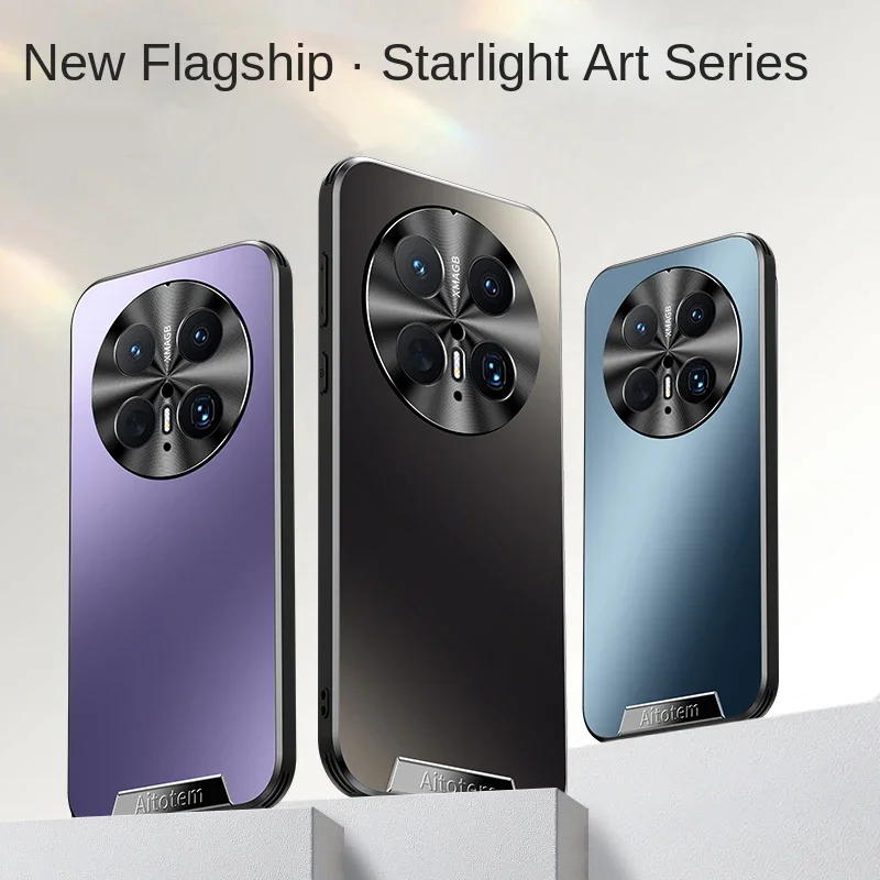 

Противоударный противоударный чехол для телефона Huawei Mate 30 70 40 60 50 Pro с линзой из алюминиевого сплава, защищающий мягкий край, матовая задняя крышка, чехлы