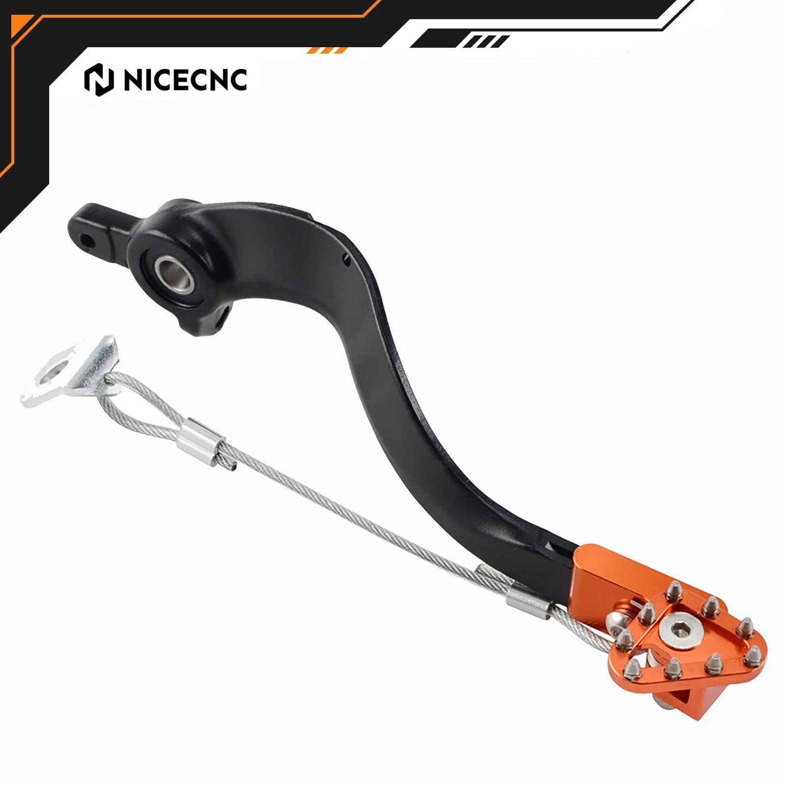 NICECNC Brake Pedal Lever For KTM EXC-F 350 SX-F 450 XCF-W 350 XC-F 450 XC300 XC-W 300 SX250 XC-F 350 2011-2016 SX 125 2011-2015