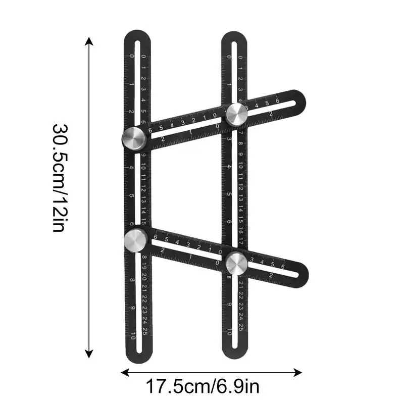 Smart Square Speed Square Measuring Layout Tool Rafter Square Metal Square Ruler Alloy Metal Triangle Ruler Positioning Squares