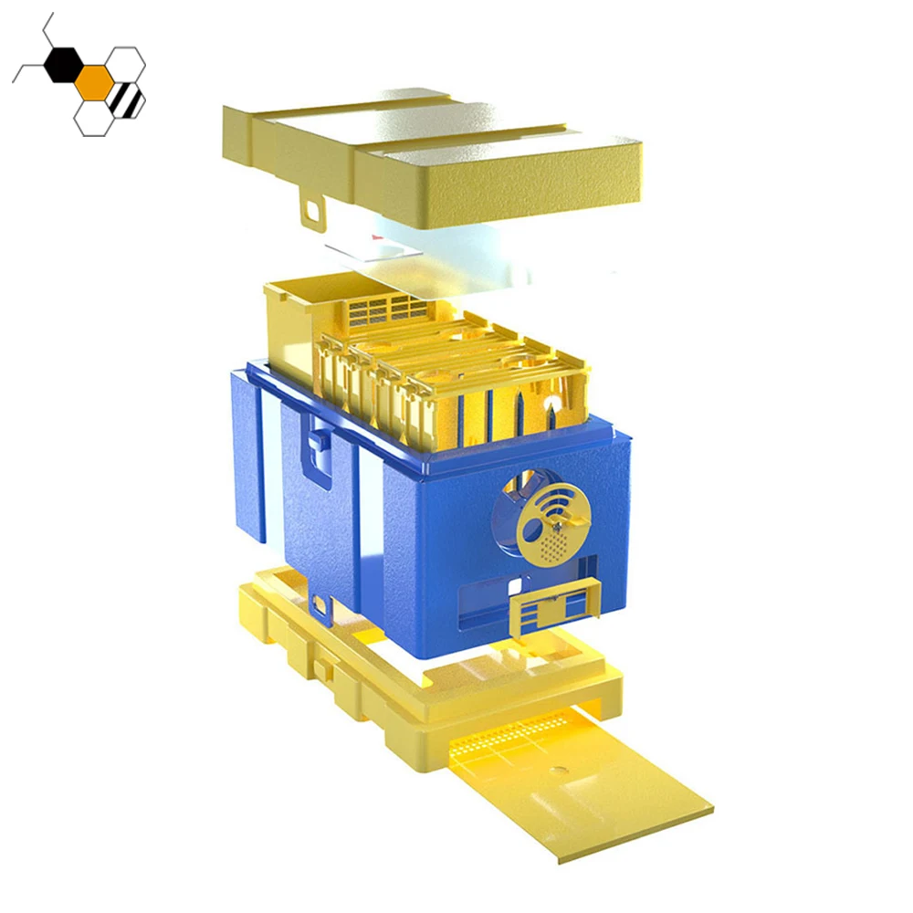 Plastic Bee Boxes Hdpe Mating Nuc Box 4 Frames Plastic Nuc Boxes