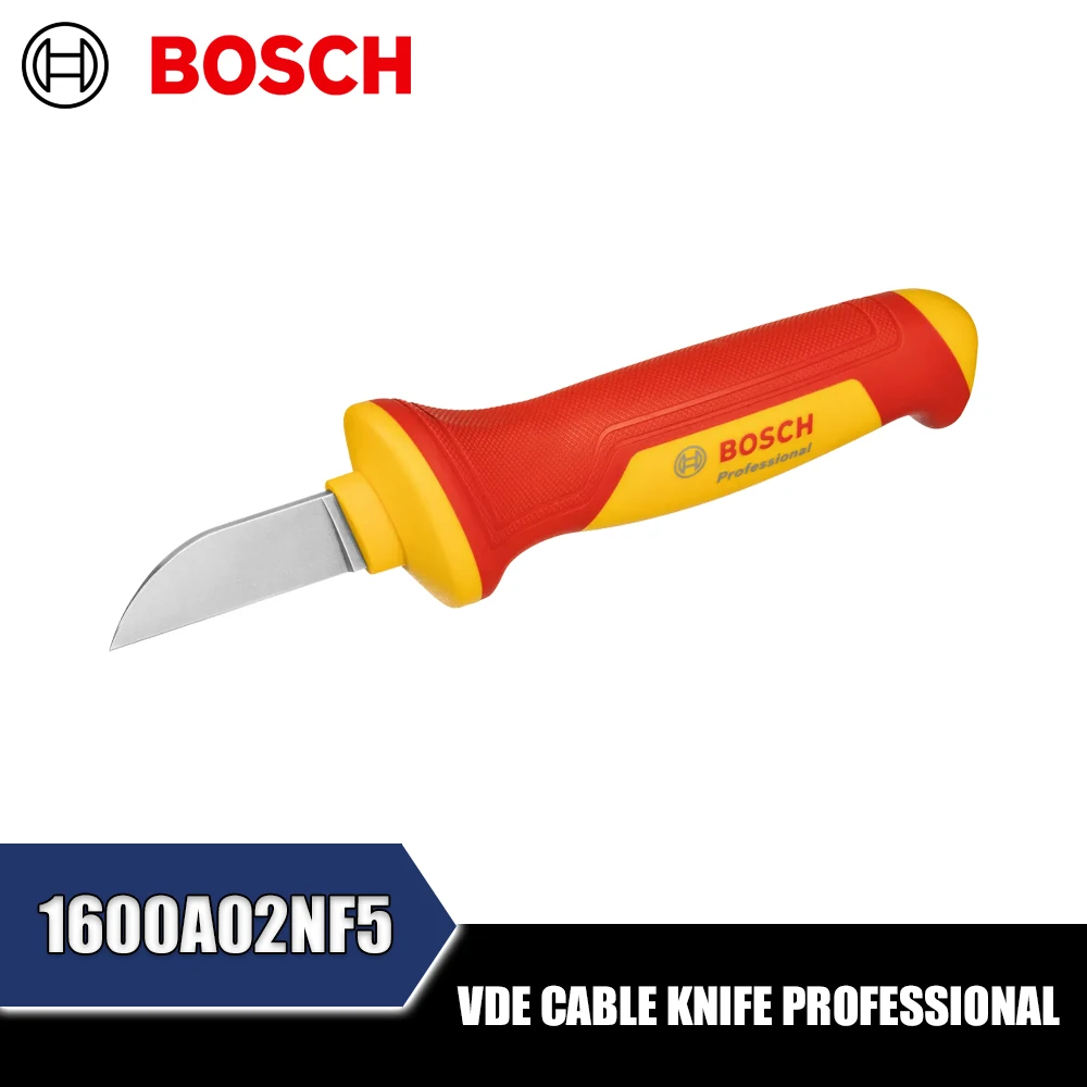 BOSCH 1600A02NF5 VDE Cable Knife Professional 1600A02NF6 VDE Dismantling Knife Professional Hand Tools