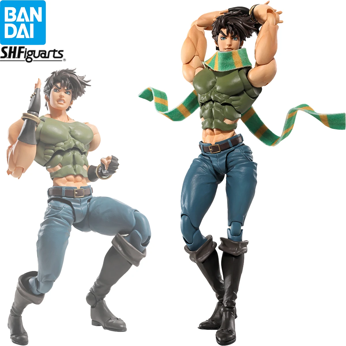بانداي S.H.Figuarts جوجو مغامرة غريبة معركة الاتجاه جوزيف جوستار 1/12 عمل دمية تحصيل لعبة مجسمة عمل الشكل