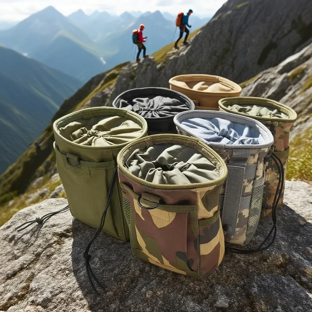 Hüfttasche für Outdoor-Sportarten, Aufbewahrungstasche für Outdoor-Wanderungen, Tasche für Campingbedarf, kleine Recycling-Tasche von Molle