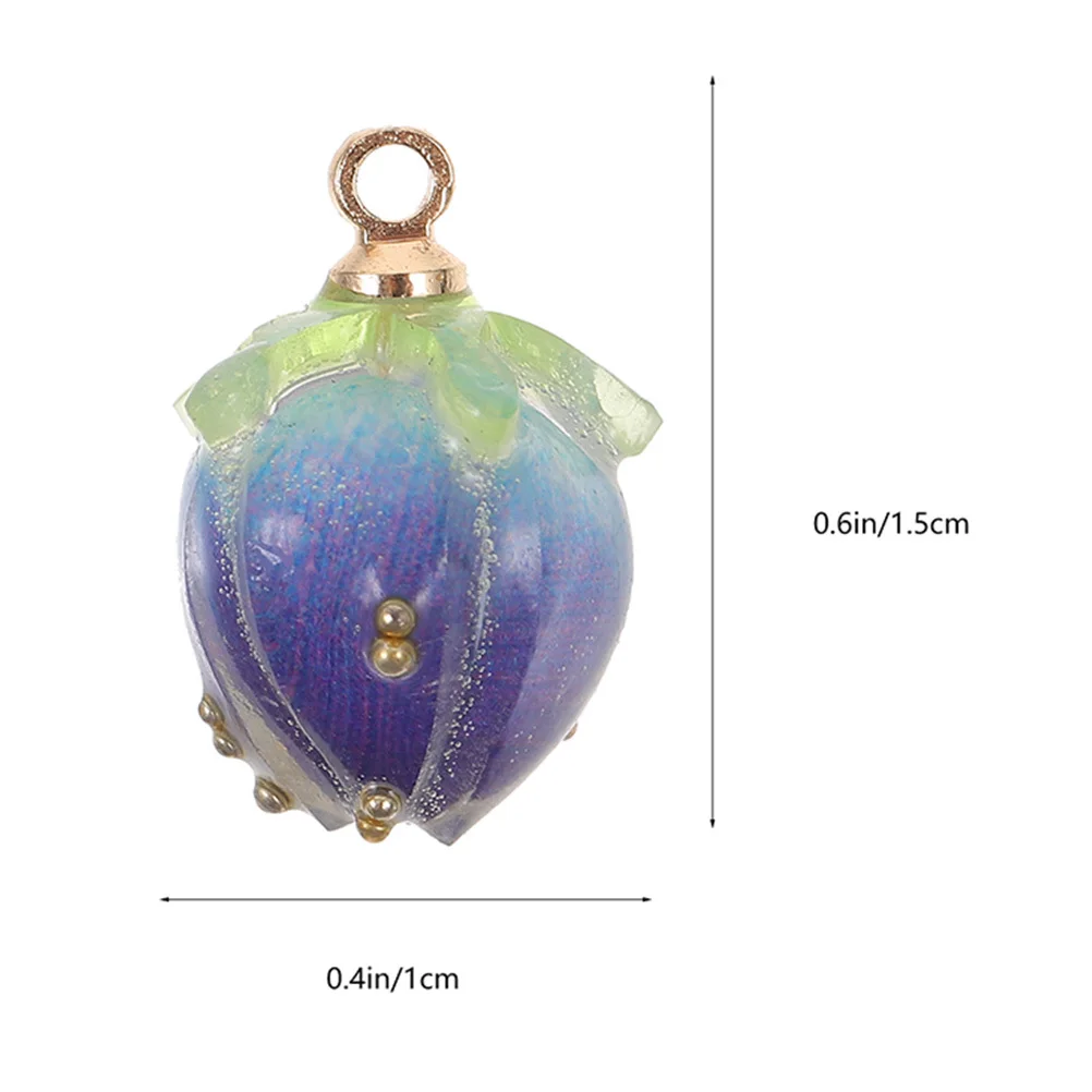 20Pcs Resin Pendant Charms Adorable Practical Decorations for DIY Necklace Bracelet Crafts Handmade Ornaments Accessories