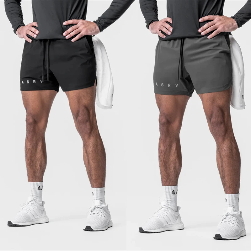 Pantalones cortos deportivos informales para hombre, ropa de verano para correr, gimnasio, correr, entrenamiento, secado rápido, transpirables,