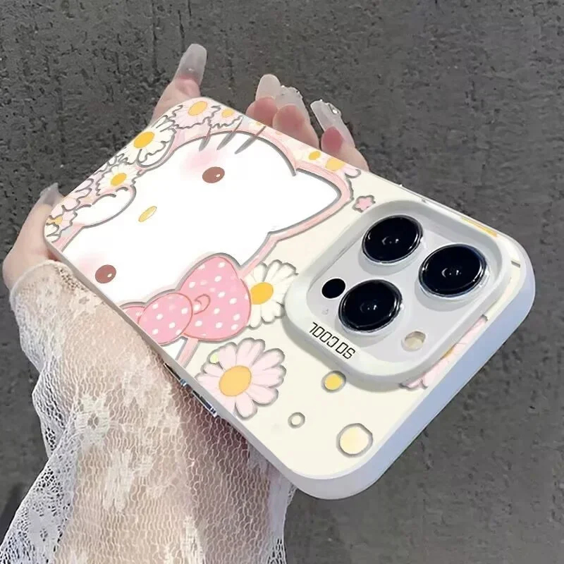 Flower Hello Kitty Casing For Infinix Tecno Spark 30C 7 10 20 Pro Camon 40 Pro 30S SMART 5 7 8 6 9 10 Plus Pova 6 Pro Case Cover
