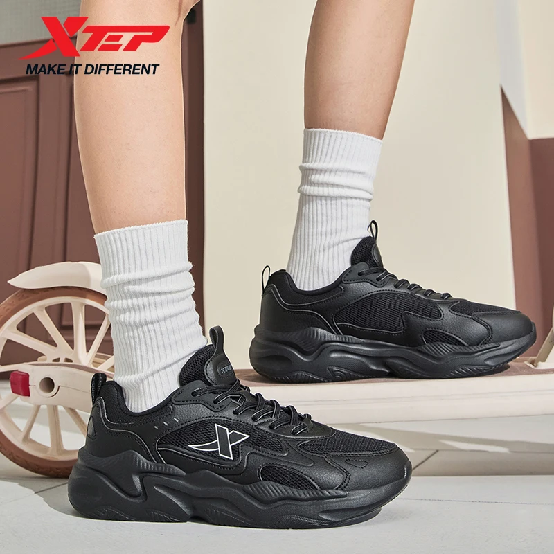 

Xtep Men's Casual Shoes Strong Wrapping Leisure Durability Support Wear-Resistant Fashion Sweat-Absorbing Sneaker 875319320027