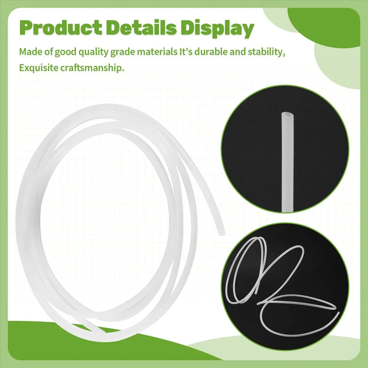 

L70A 2 Meters PTFE PTFE Bowden Tube (4.0mm OD/2.0mm ID)1.75mm Filament for 3D Printer