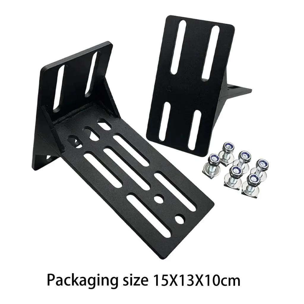 Universal Stainless Steel L Bracket Kit for Car Roof Awning Mount Heavy Duty Outdoor Side Tent Installation Attachment