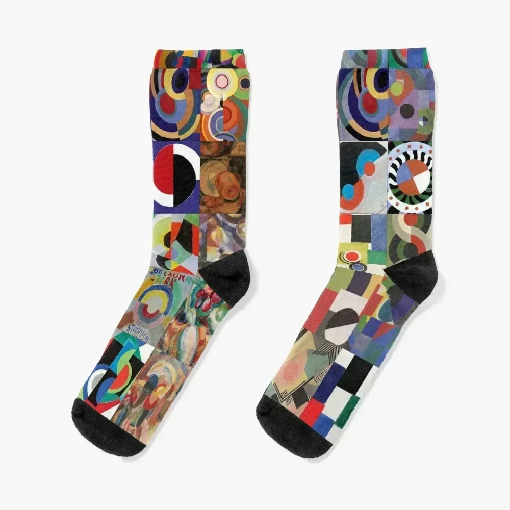 

Sonia Delaunay Socks Men's christmas gift halloween Girl'S Socks Men's