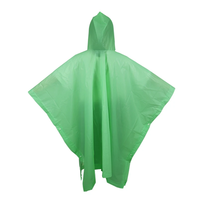 Chubasquero con capucha para exteriores, Poncho de lluvia impermeable para motocicleta, cubierta de lluvia para acampar, senderismo, VIAJES, 1 piezas