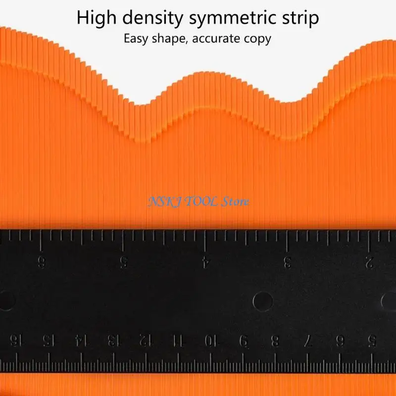 

L8RC Flexible Outline Gauges Tool ABS Outline Gauges Easy to Use for Easy Measurement Of Complex Profile In Pipe Installation