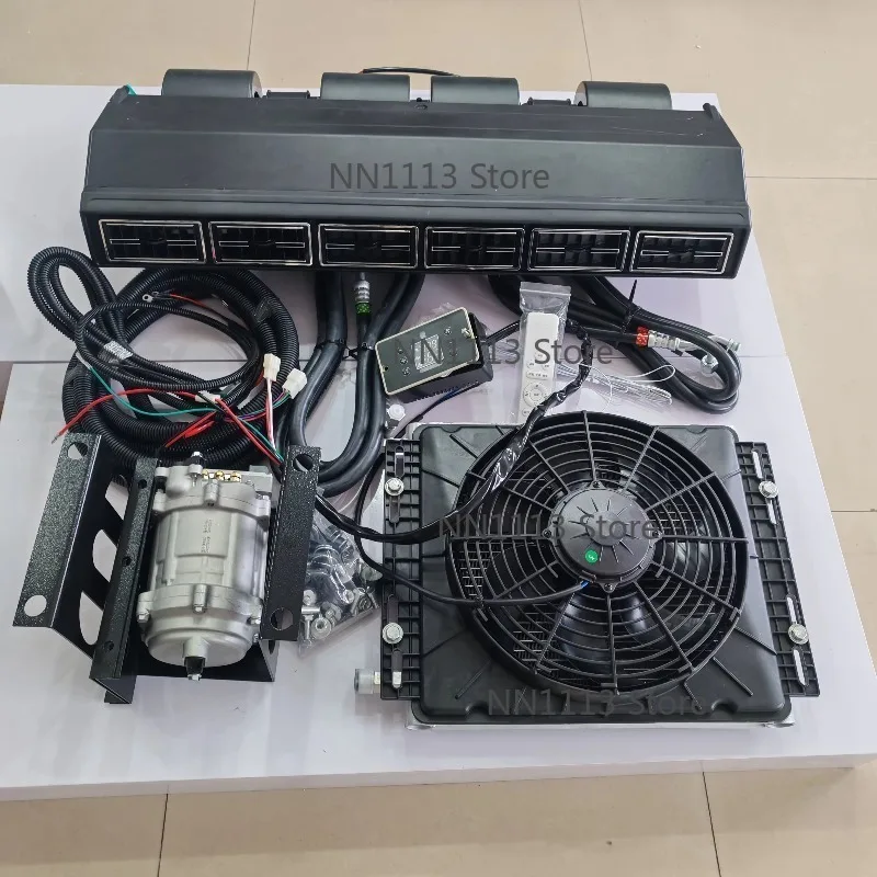 

Universal Under Dash Invisible Cooling&heating Truck Parking air Conditioner 24v 12v air Conditioner for Truck Trailer Boat