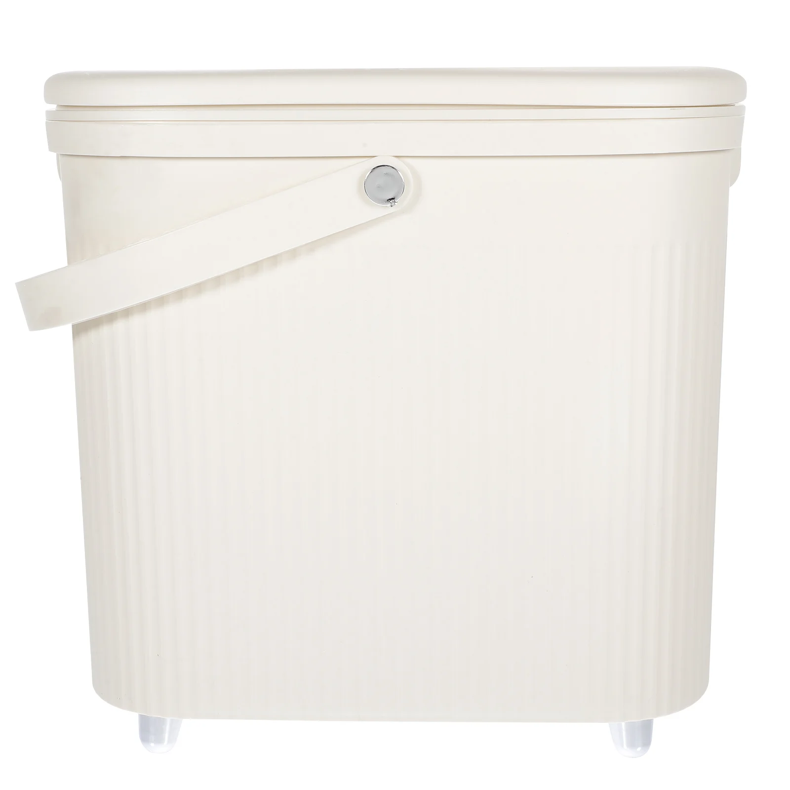 Crevice Trash Can Office Accessory Multipurpose Garbage Narrow Bucket with Cover Thicken