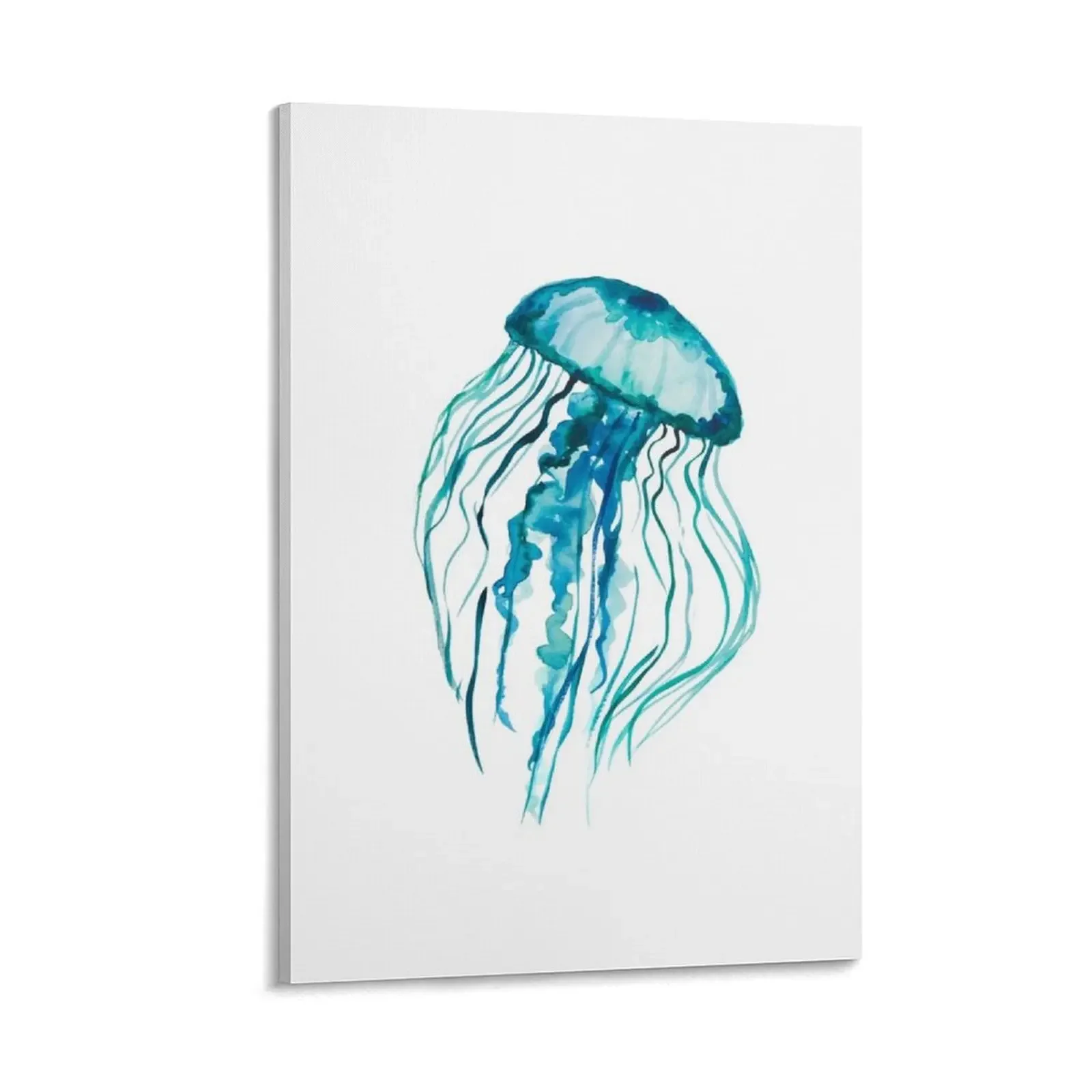 

Watercolor Jellyfish Canvas Painting anime cute room decor