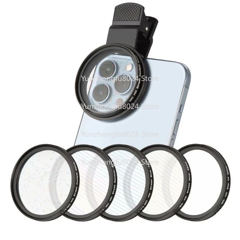 

Водонепроницаемый и устойчивый к царапинам звездный фильтр из оптического стекла диаметром 52 мм.