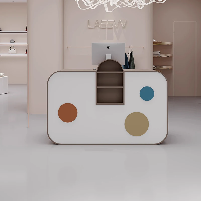 

Гламурная барная стойка по индивидуальному заказу, салон красоты, кассовая стойка, барная стойка, современный офис, офисная мебель Escritorio De Recepcion