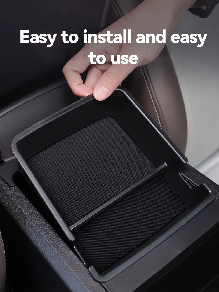 Car Center Console Armrest Storage Box For BYD QIN PLUS Destroyer 05 Central Storage Organizer Container Tray Accessories