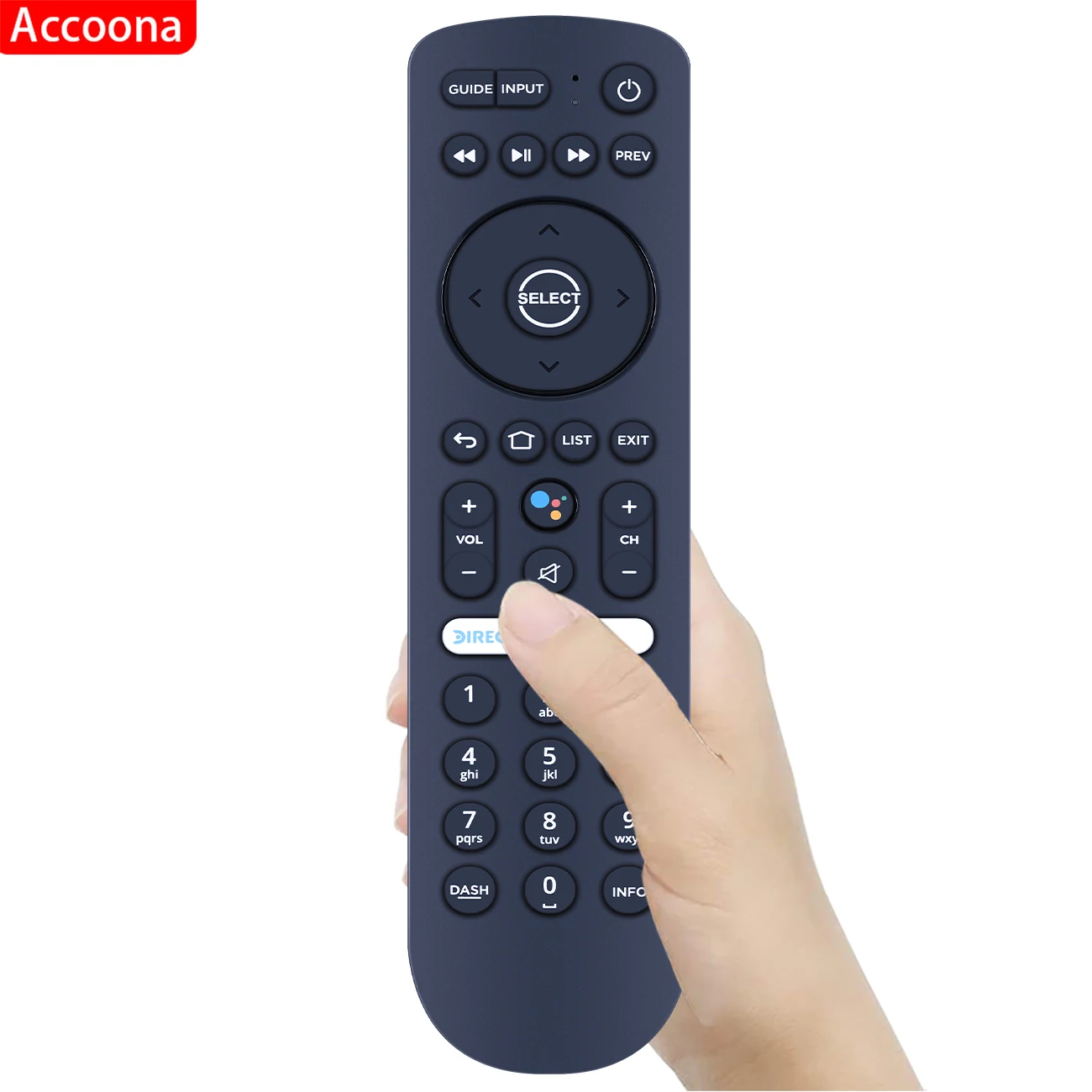 Controle remoto VOICE para TV Tech4home Lda T4HU2102/36K Pall M5 AD1t