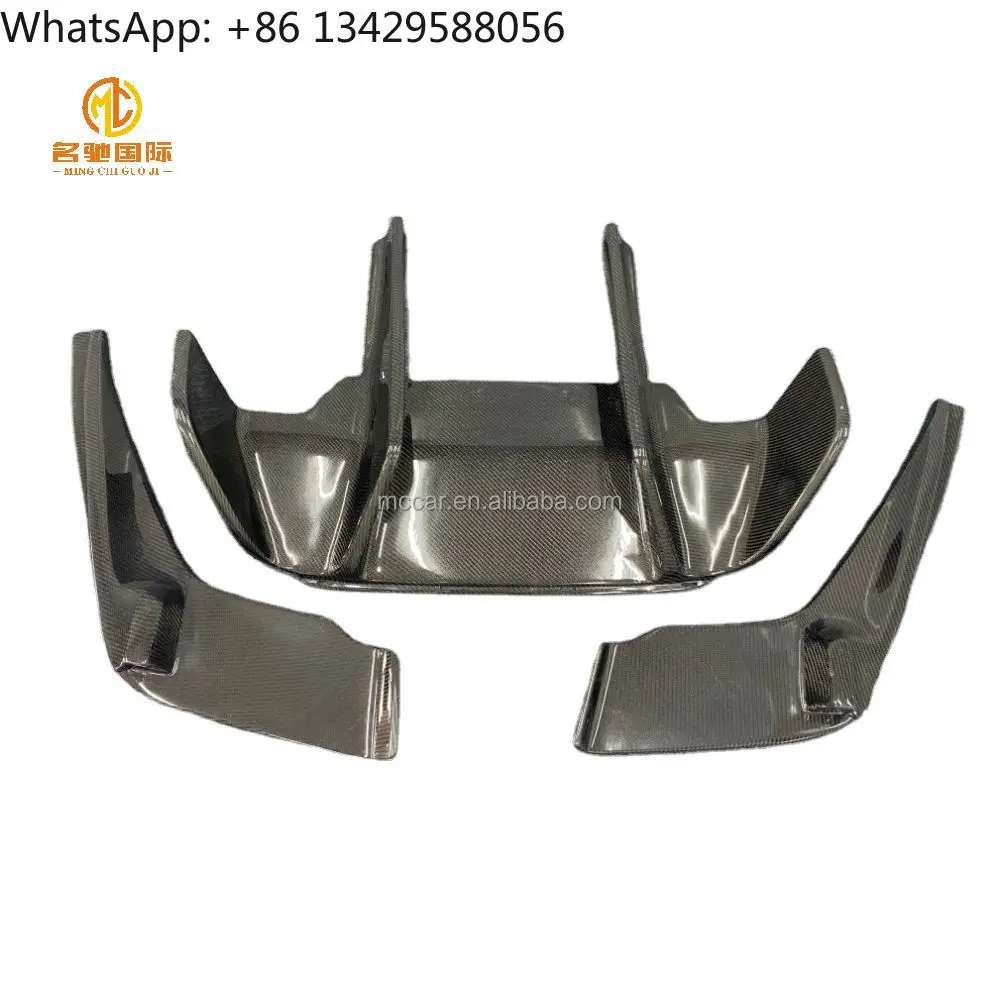 For BMW M6 F12 F13 Rear Diffuser Carbon Fiber FD Style Rear Diffuser Rear Bumper