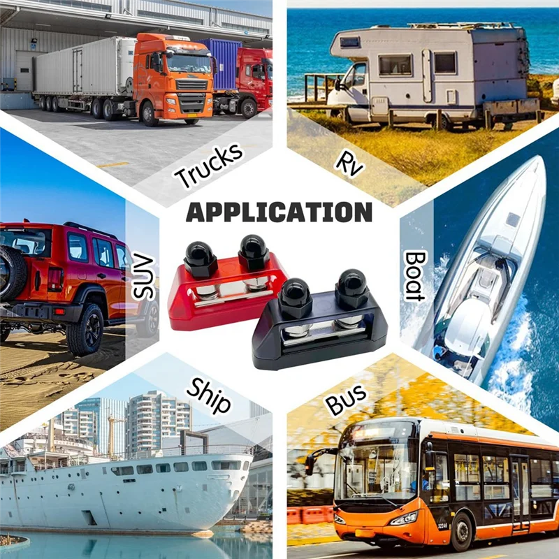 

Классическая 4-полосная шина, сильноточная клеммная колодка, многофункциональные аксессуары для преобразования автофургона, автомобильные аксессуары, принадлежности для автофургонов