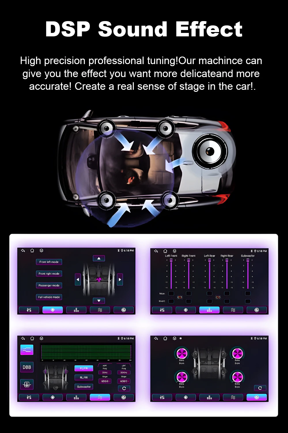 CarPlay Android OS Autoradio für Alfa Romeo Giulietta 2010 - 2014 Intelligentes Touch-Display Multimedia-Player DSP GPS-Navigation – Detail 11
