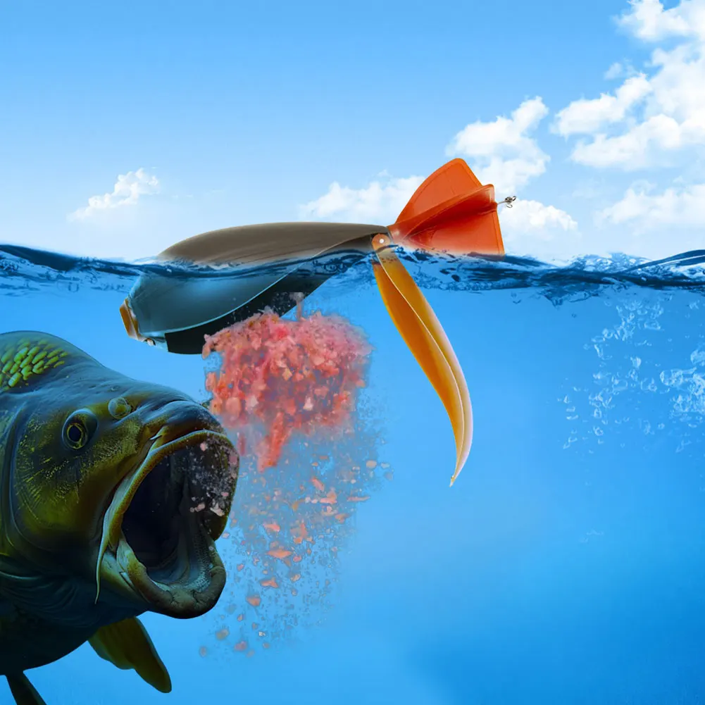 5-1PCS Fishing Rocket Feeder Bait Thrower Carp Feeder Spod Bomb Float Lure Bait Holder Pellet Position Thrower Fishing Accessory - view 3