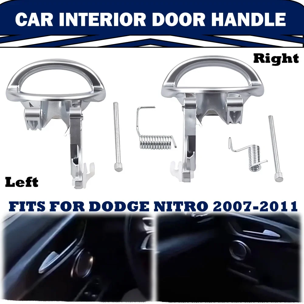 Car Interior Door Handle for Dodge Nitro 2007-2011 Door Handle Satin Chrome 68004828AA 68004829AA