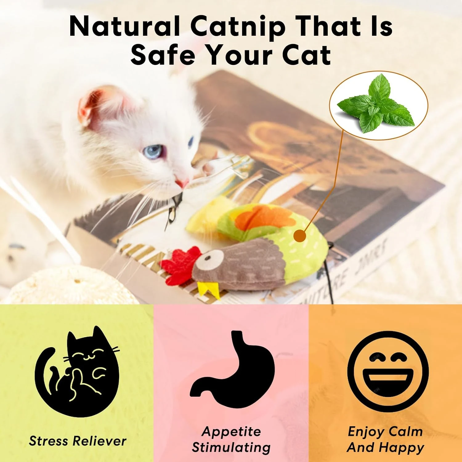 

Cute and Adorable Catnip Toys - Endless Joyful Fun Moments with Interactive Animal-Themed Supplies for Feline Enthusiasts - Hour