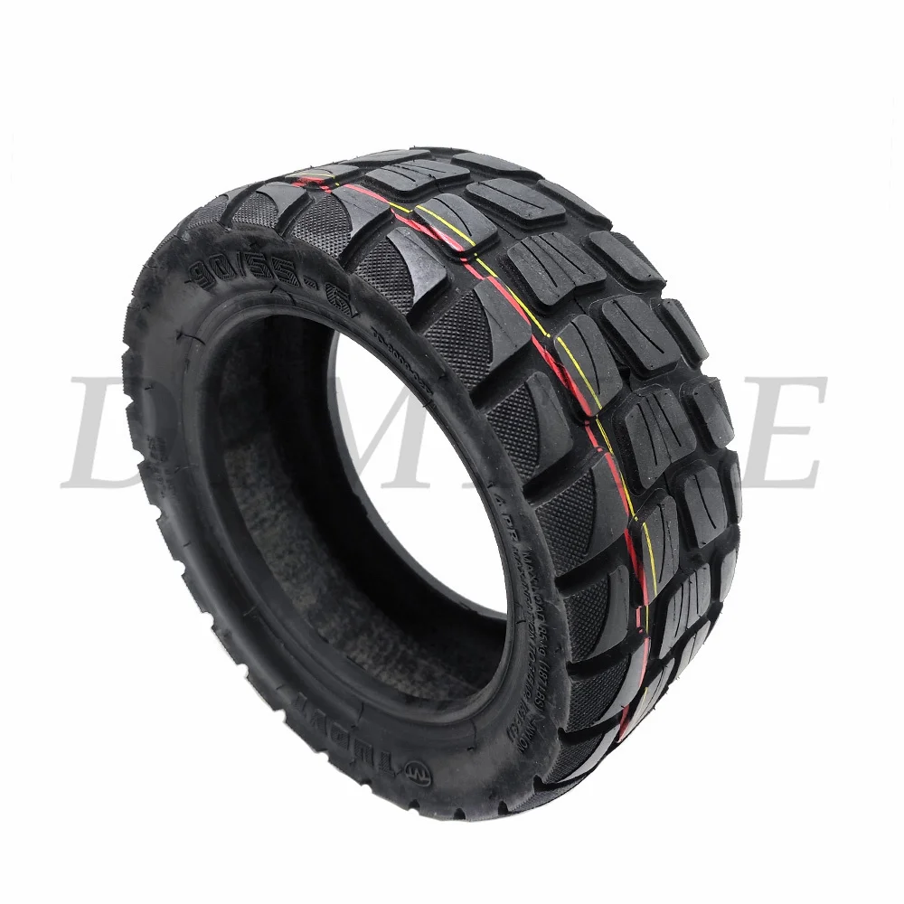 90/55-6 Tubeless Tire for Electric Scooter 10 Inch 80/60-6 Widened Wear-Resistant Off-road Vacuum Tyre