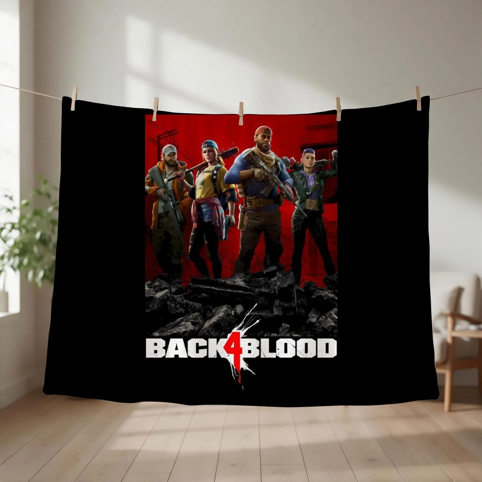 Wonderful Memory Back Blood Cute Gift Throw Blanket decorative warm for winter cosplay anime Softest Blankets