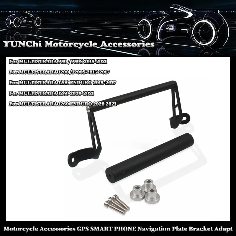 

Motorcycle Accessories GPS SMART PHONE Navigation Plate Bracket Adapt For DUCATI MULTISTRADA 950/S / 1200/S/ENDURO 1260/ENDURO