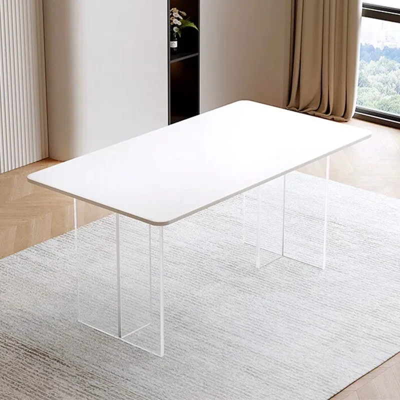 Factory Direct 2026 Acrylic slate transparent suspended coffee table living room home low table small apartment tea table light