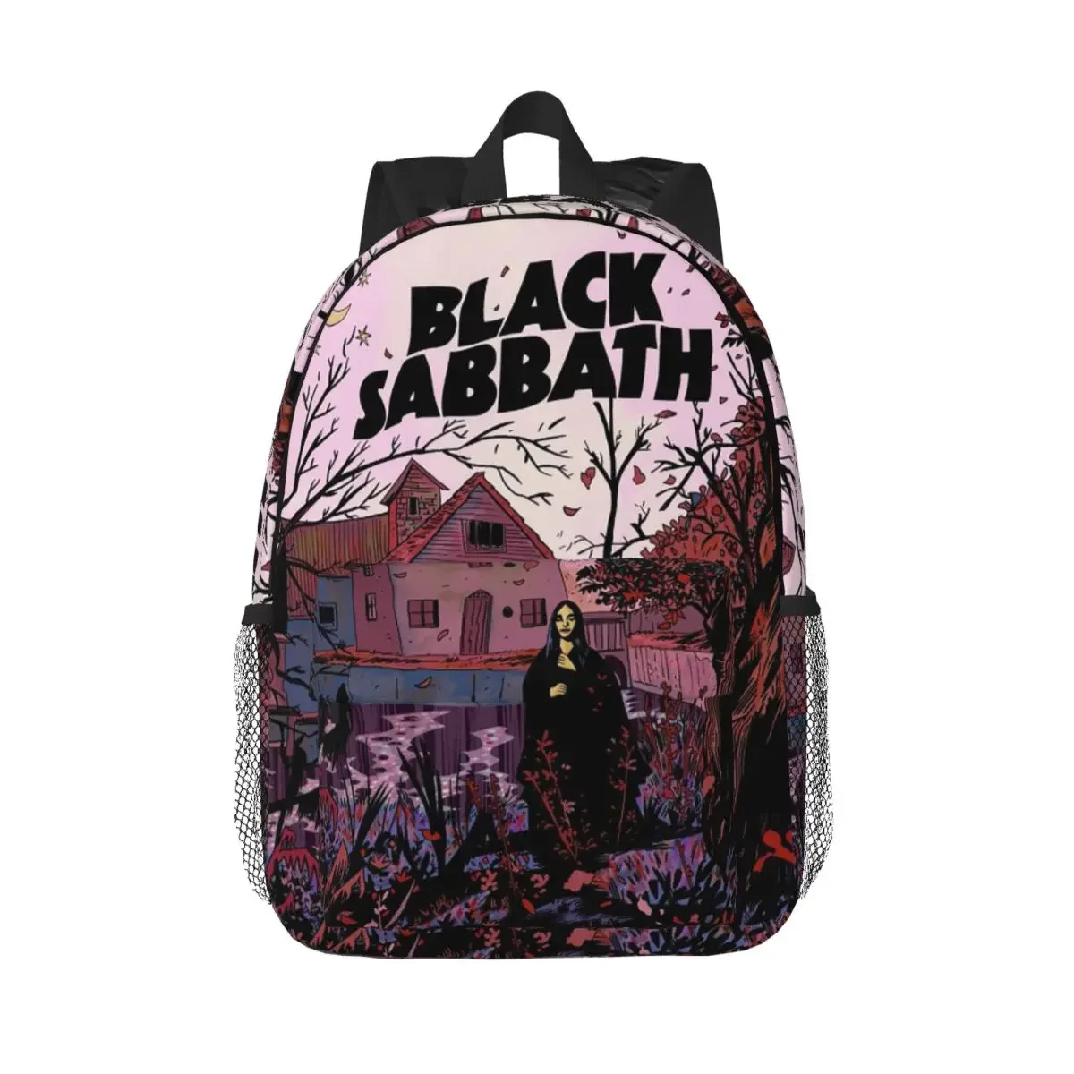 

Band B-Black-S S-Sabbath-S Backpack Hot Sale Daypack Large Capacity Boys Girls BookBag Shoulder Bags for Men Women School Bag
