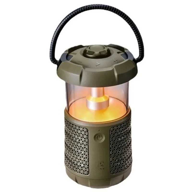 Camping Light Audio Outdoor Portable Atmosphere Wireless Bluetooth Speaker High Sound Quality Waterproof Small Subwoofer